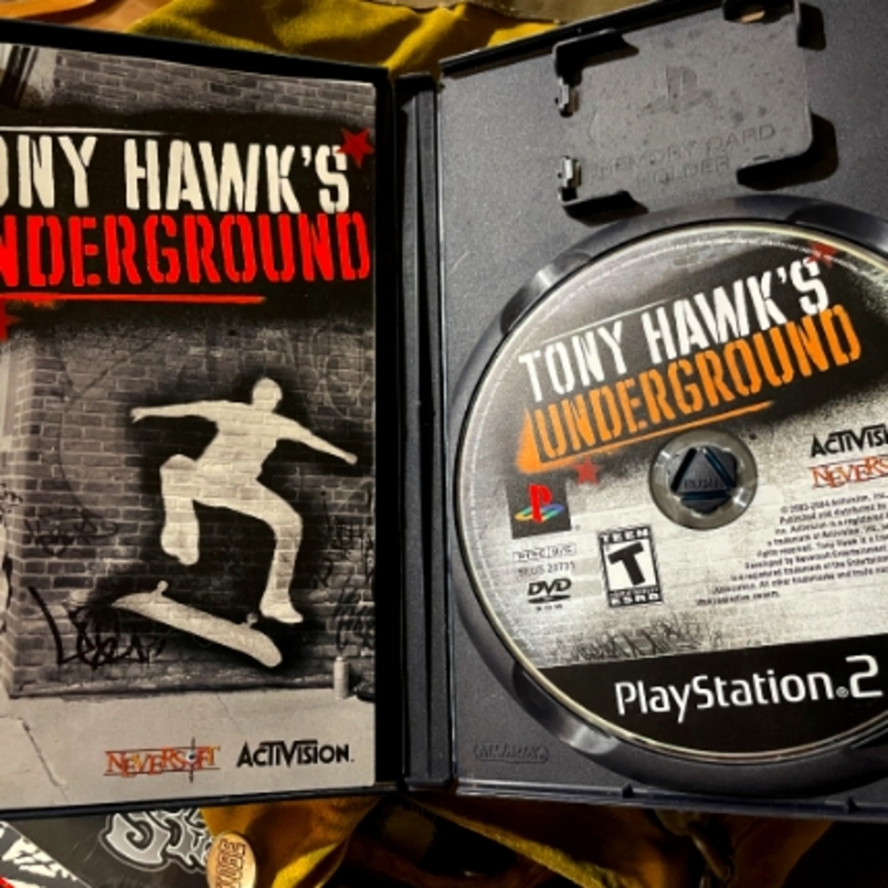 Tommy Hawks underground PlayStation 2 video game